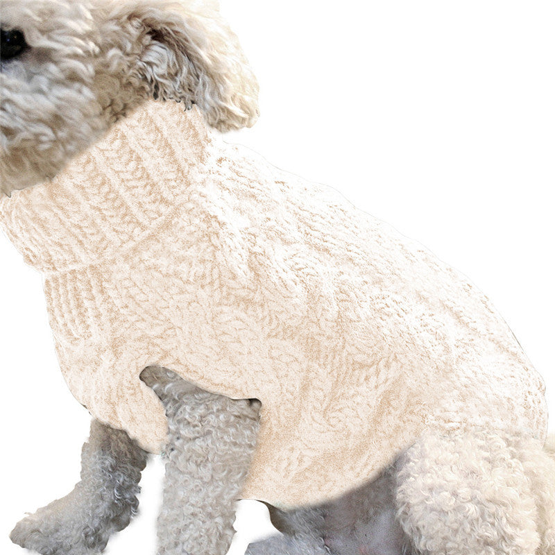 New Pet Sweater Dog Clothes Pet Supplier Winter Warm Clothing