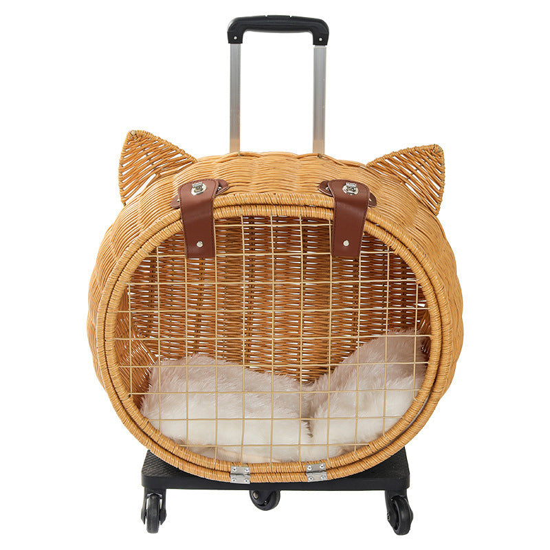 Portable PET Trolley Woven Luggage