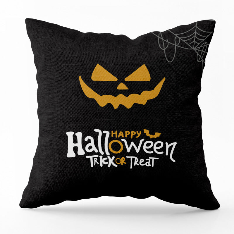 Halloween Horror Pumpkin Printed Pillowcase