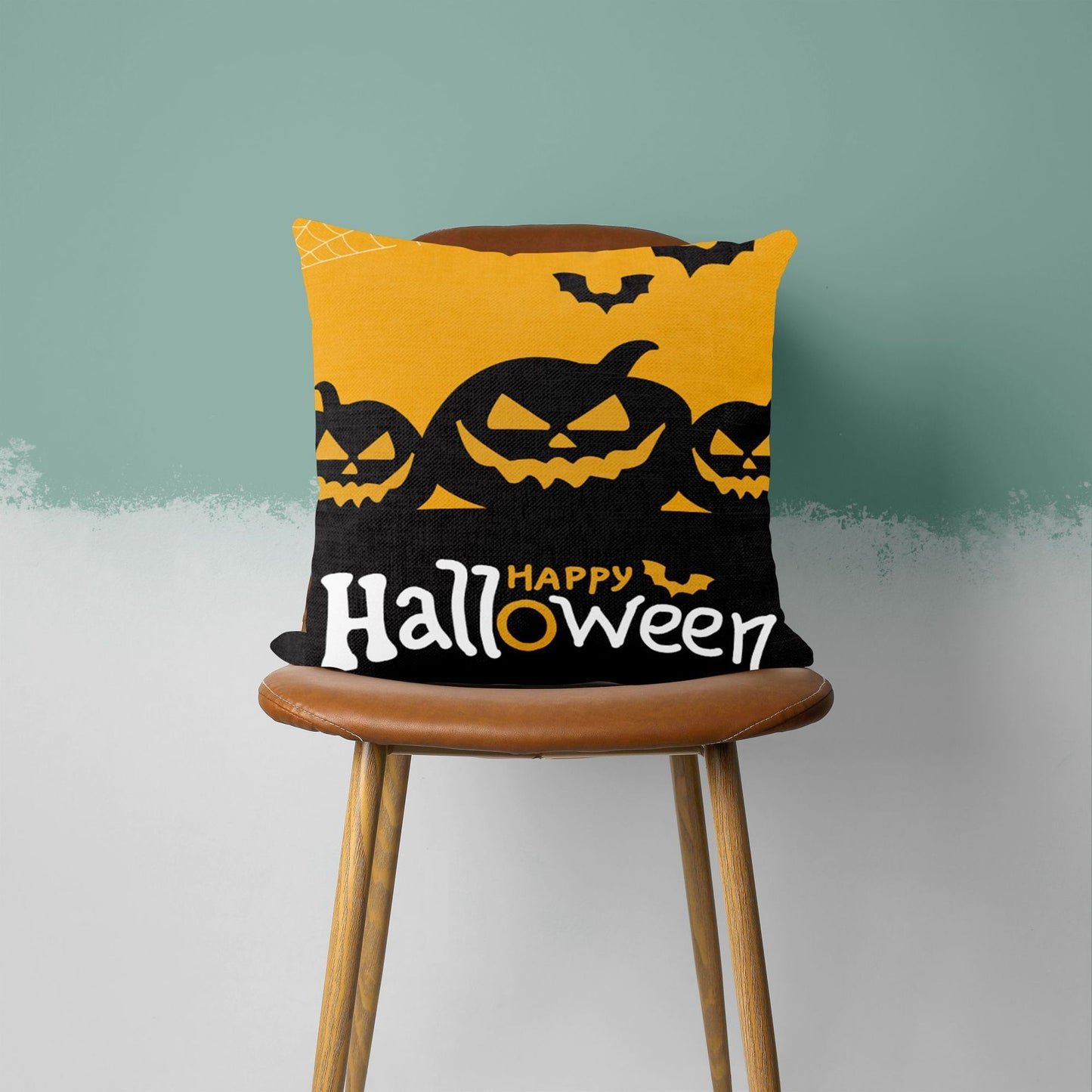 Halloween Horror Pumpkin Printed Pillowcase